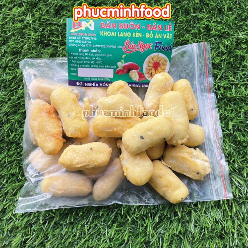 Khoai Lang Kén Gói 250gram khoai nghiền, béo thơm rất ngon