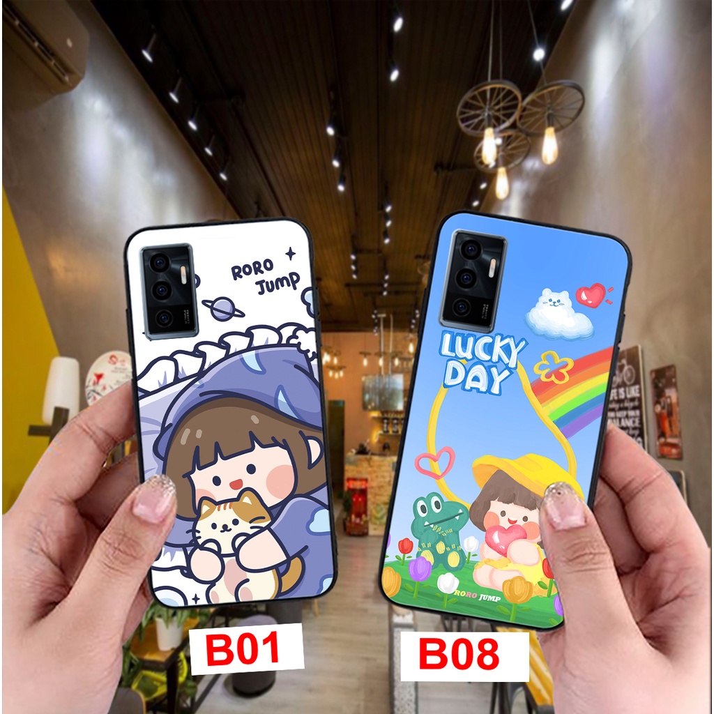 [Hàng mới về] Ốp lưng Vivo V23 5G -Vivo V23e -Vivo Y15S -Vivo Y72- Vivo Y53s cô bé gái đáng yêu jump zozo bền đẹp giá rẻ