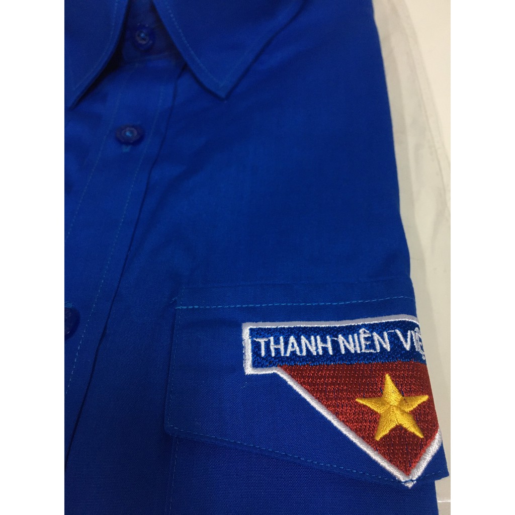 Áo đoàn thanh niên sơ mi nam nữ dài tay cao cấp Ocean Uniform