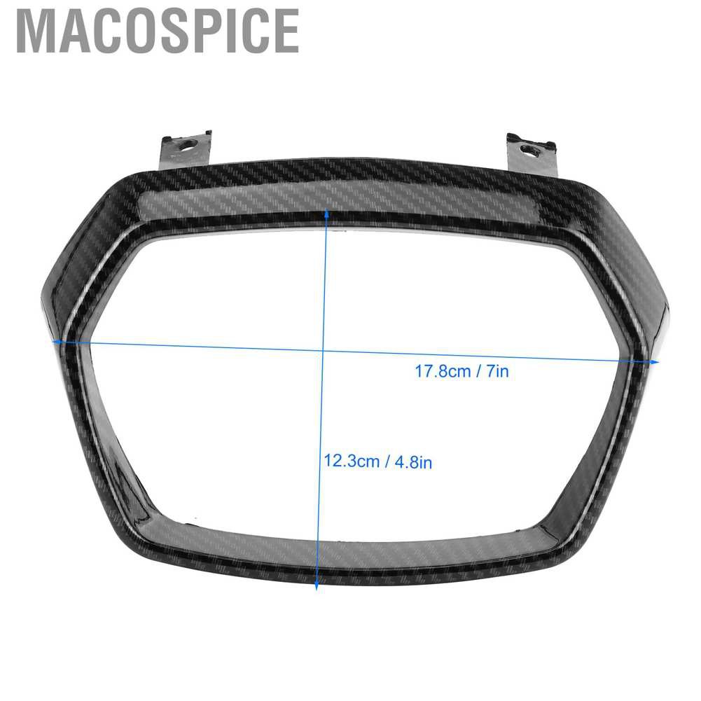 Macospice ABS Headlight Guard Cover Bezel Protection Fit for VESPA Sprint 125/150 2017-2020