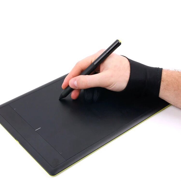 Găng tay hở 2 ngón dùng để vẽ đồ họa trên màn hình cảm ứng tiện dụng