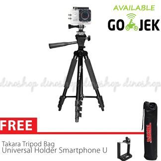 Takara Eco 173a Tripod For Gopro Mirrorless Dslr Mobile Camera 0512