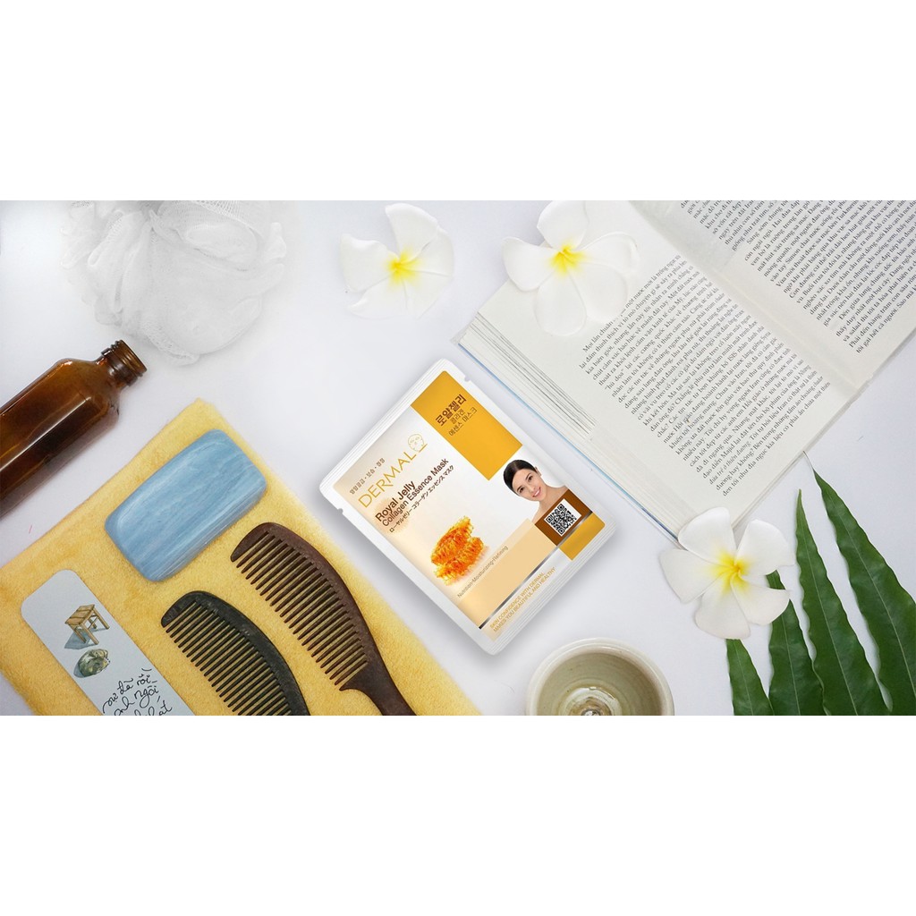 Mặt Nạ Dermal Tinh Chất Collagen Với Chiết Xuất Sữa Ong Chúa 23g
