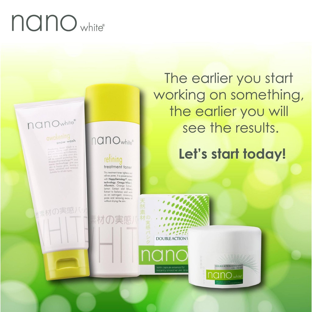 Kem dưỡng trắng da ban đêm Nanowhite