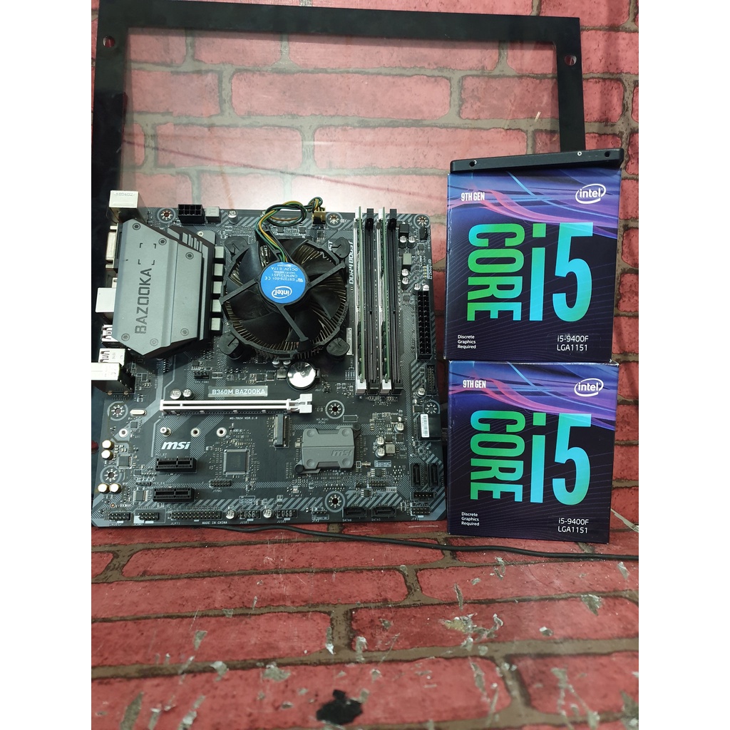 COMBO HOẶC LẺ MAIN MSI I3 9100F I5 8400 I5 9400F