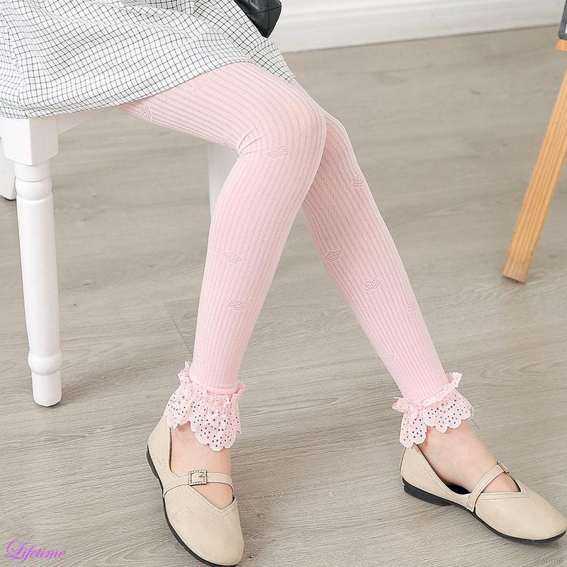 Quần Legging Lưng Thun Co Giãn Họa Tiết Sọc Dọc Cho Bé Gái Sơ Sinh