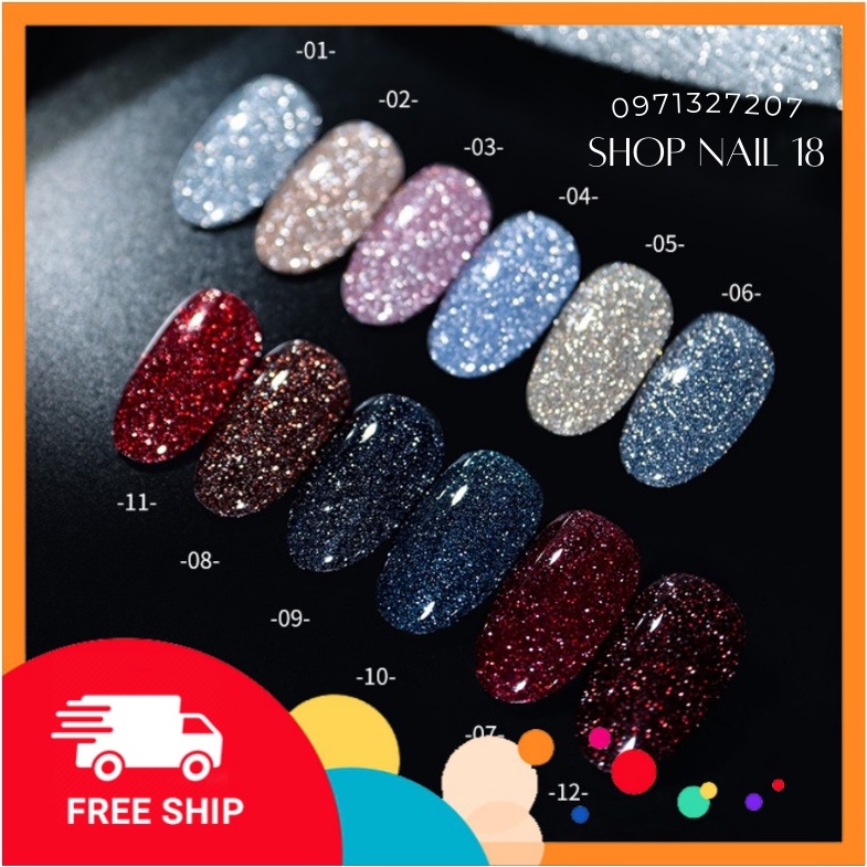 Sơn nhũ flash,sơn nhũ siêu sáng,sơn móng tay flash chai 15ml,chai 7,3ml