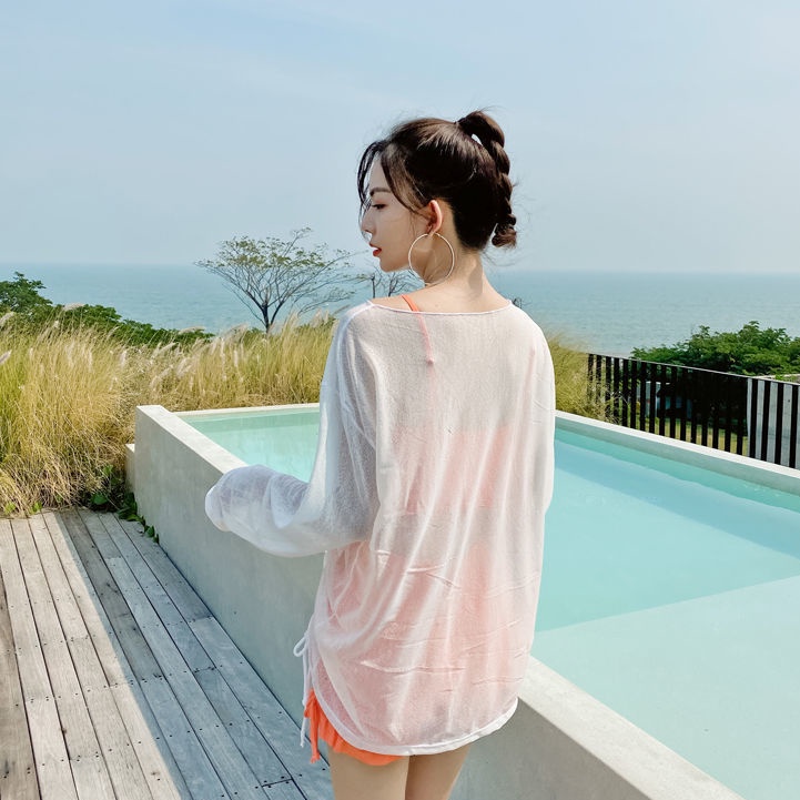 Bộ Đồ Bơi Ba Mảnh Tay Dài Che Phủ Bụng Chống Nắng Dành Cho Nữ 2021 | BigBuy360 - bigbuy360.vn