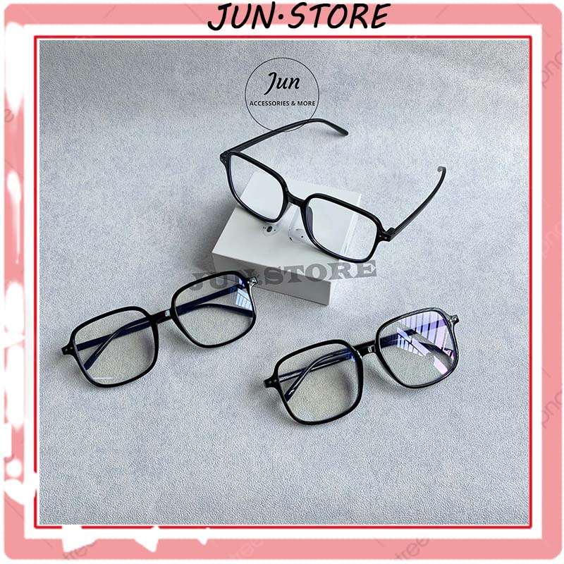 Kính chống tia UV màu đen bản to - Kính mắt thời trang siêu nhẹ