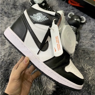 Giày cao cổ jd panda đen trắng nam nữ