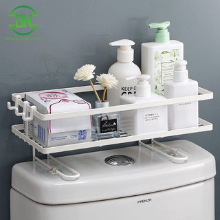 KỆ SẮT KÊ TOILET ĐỂ ĐỒ TRÊN BỒN CẦU PHỦ SƠN TĨNH ĐIỆN ĐEN [RẺ NHẤT SHOPEE]