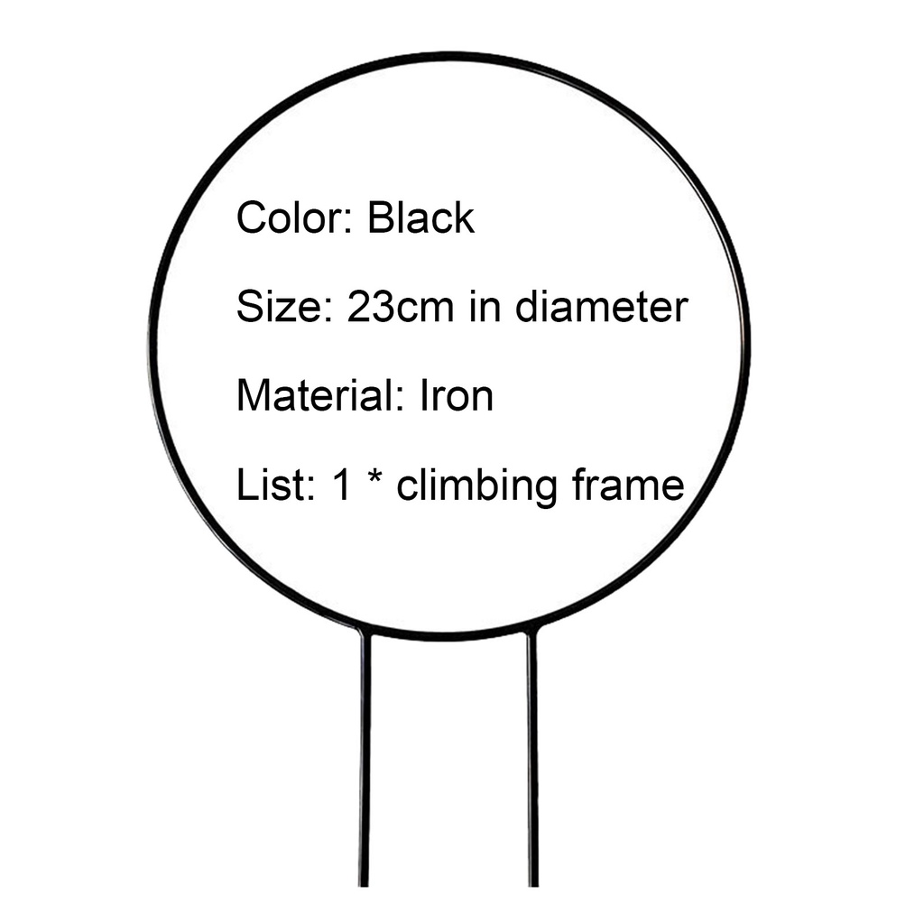 Khung Hỗ Trợ Trồng Cây Hình Tròn Bằng Sắt Chắc Chắn Dùng Trong Nhà / Ngoài Trời