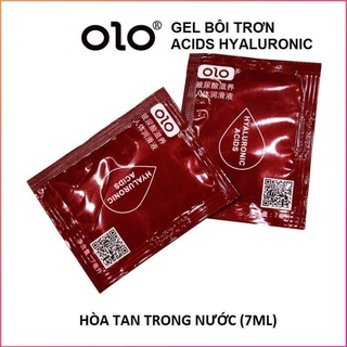 GEL BÔI TRƠN OLO GỐC NƯỚC ACIDS HYANURONIC  [COMBO 10 GÓI] (thêm quà tặng)