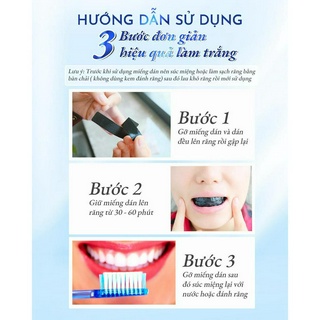 Combo 2 Hộp miếng dán trắng răng Anriea than tre