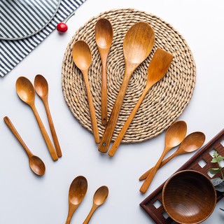 Thìa Gỗ Ăn Cơm, Muỗng Gỗ Cafe Kiểu Hàn Quốc