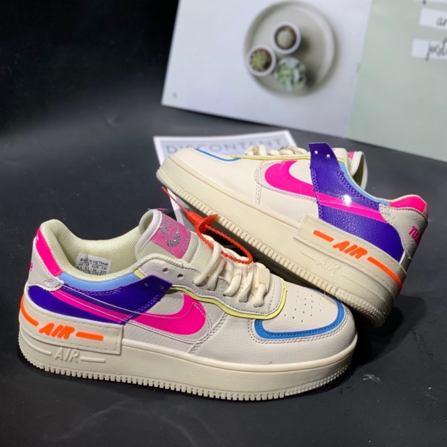 ( CÓ HỘP ) GIÀY Thể Thao Sneaker Nữ Airforce 1 Shadows | BigBuy360 - bigbuy360.vn