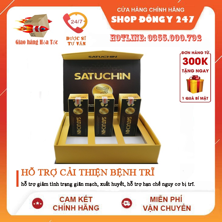 (Hộp 3 tuýp sủi 30 viên) – Viên sủi trĩ chiết xuất từ hoa hòe -