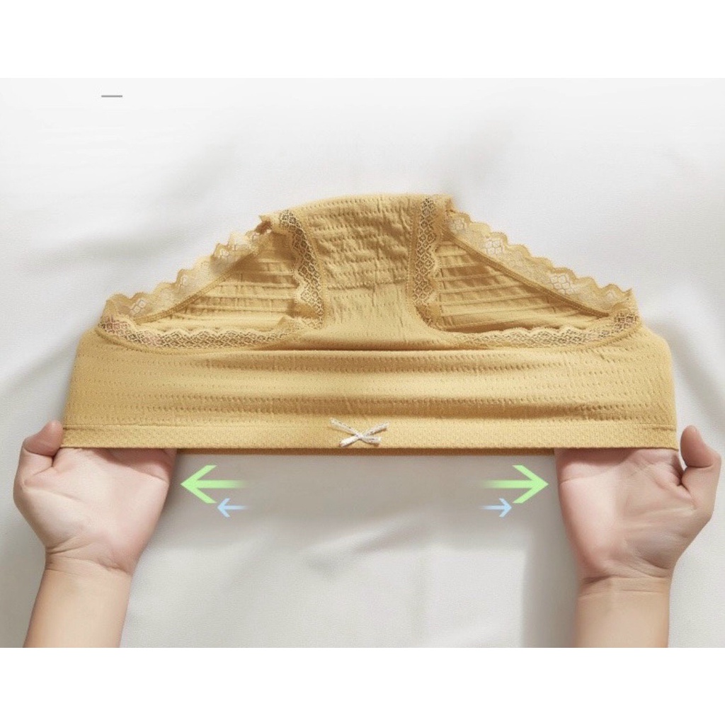 Quần lót cotton nữ kháng khuẩn thoáng mát, quần chip nữ dệt kim đính nơ xinh tôn vòng 3 gợi cảm thông hơi co giãn 4 chiề