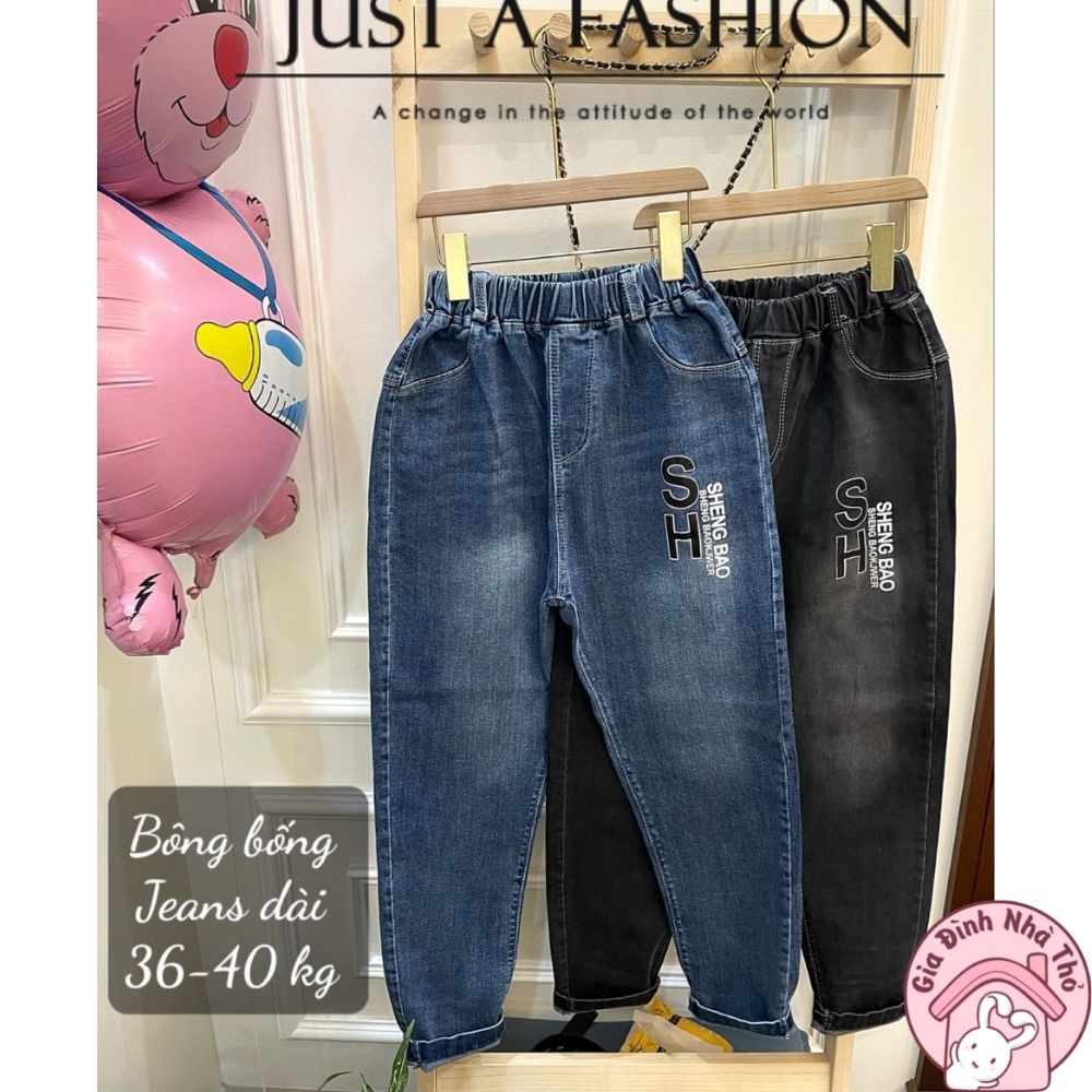 (7-44kg) (Xả kho) Quần bò jean dài cao cấp cho bé trai đi học đi chơi (Khách chọn màu – Mẫu giao ngẫu nhiên)