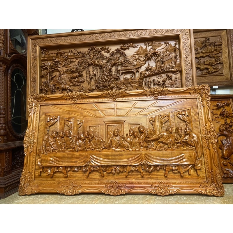Tranh Gỗ Bữa Tiệc Ly ( Tranh 12 vị Tông Đồ)