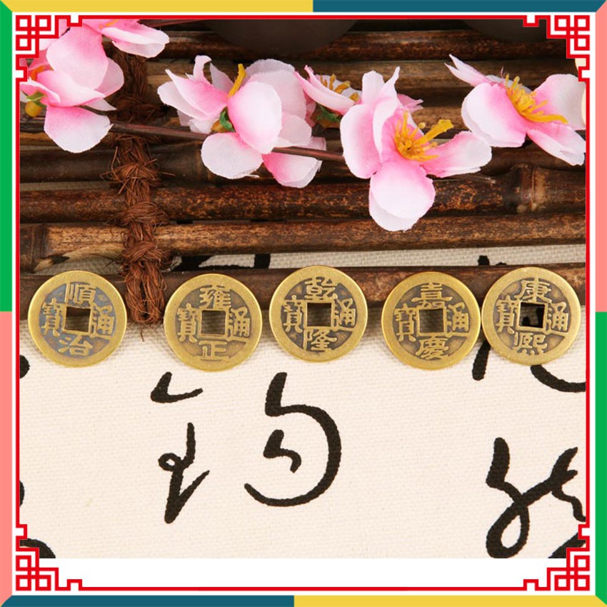 Đồng xu Càn Long Thông Bảo, đồng tiền may mắn, tiền xu xin đài Âm Dương | BigBuy360 - bigbuy360.vn