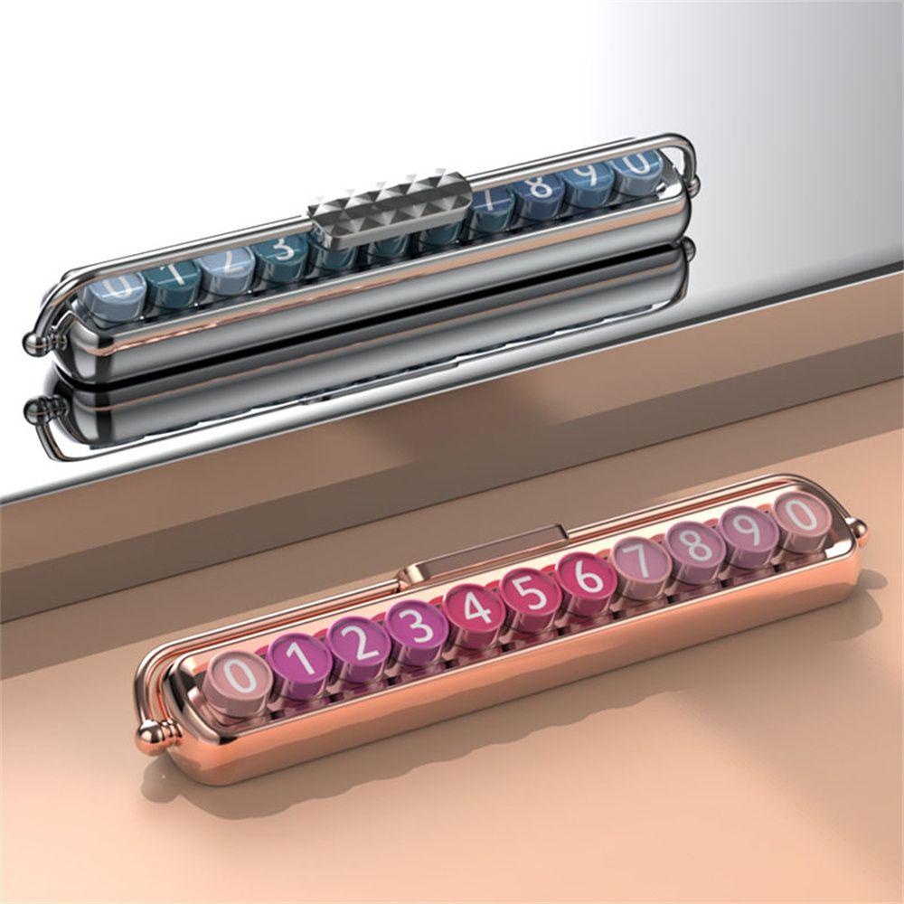 DARNELL Thẻ Đỗ Xe Tạm Thời Bằng ABS Phát Quang Cho Xe Hơi