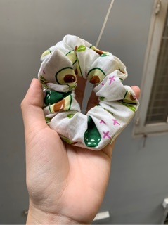 [Siêu rẻ] Dây buộc tóc, dây cột tóc srunchies trái bơ