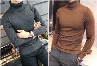 Áo len cổ lọ nam (ảnh shop chụp )