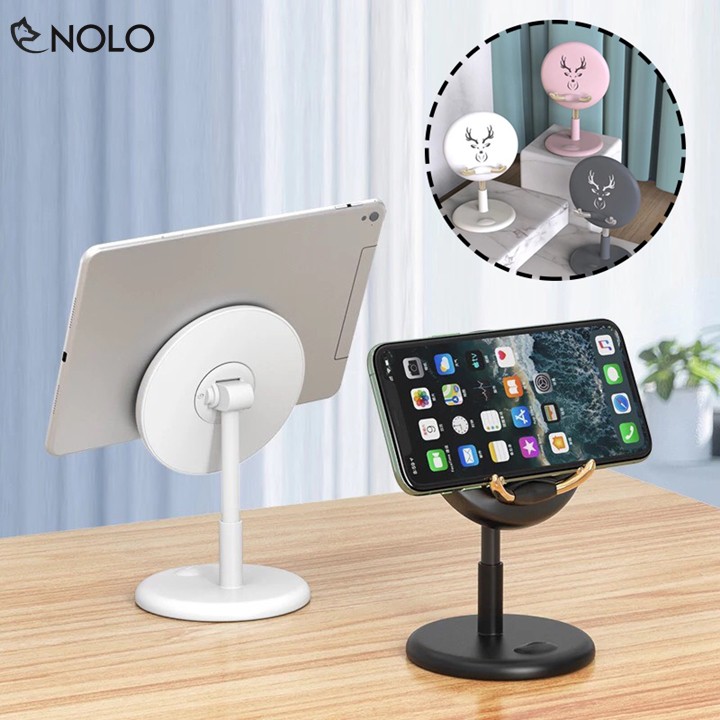 Giá Đỡ Điện Thoại Máy Tính Bảng Hình Sừng Hươu Model SH001 Cho Thiết Bị Kích Thước Dưới 8 Inch Chất Liệu Nhựa ABS