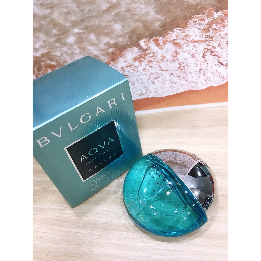 Nước hoa nam BVLGARI Aqva Pour Homme Marine EDT travel size 15ml