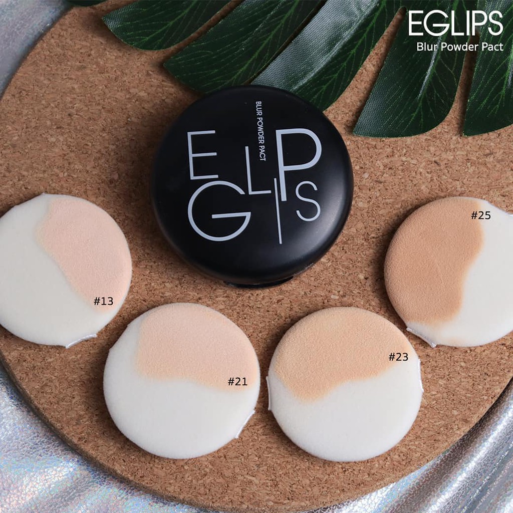 phấn phủ Eglips Blur Powder Pact (Màu đen - tone 21)