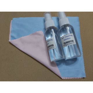 Combo 1 chai nước rửa kính + 2 khăn lau