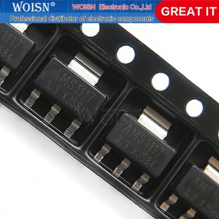 Set 10 linh kiện điện tử mới Ams1117-3.3V Ams1117-3.3 Ams1117 Lm1117 1117 Sot-223