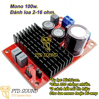Mạch khuếch đại âm thanh Mono 100w TPA 3116. DIY loa bluetooth, chế loa di động, Biamp từ PTD Sound