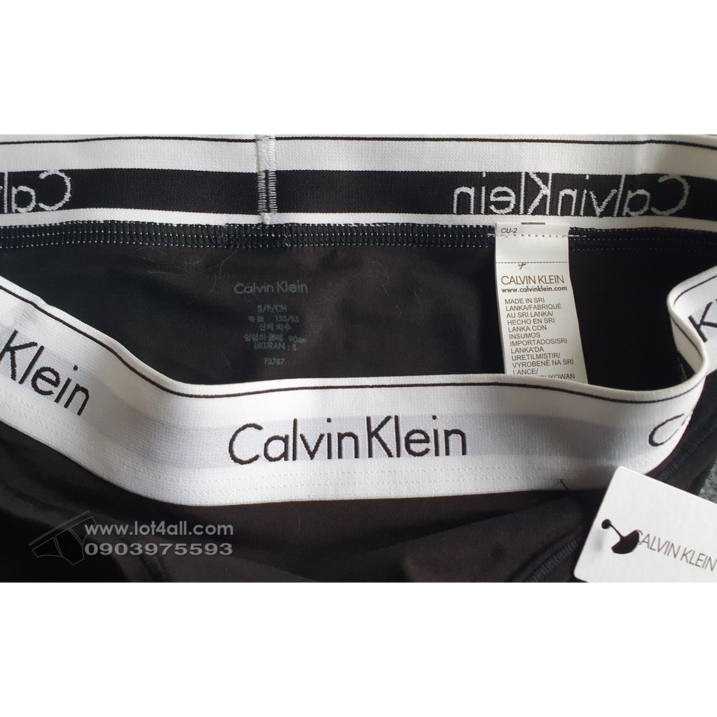 [CHÍNH HÃNG] Quần lót nữ Calvin Klein F3787 Modern Cotton Modal Bikini Black