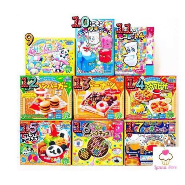 ( anhkhang ) Popin Cookin làm bánh kem thỏ hồng - loại đồ chơi tự làm của Nhật Bản