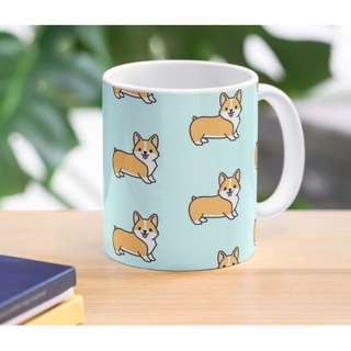 Cốc sứ tráng men cao cấp in hình chó Corgi đáng  nhiều mẫu giá tốt tại shoppe