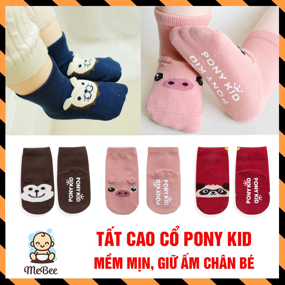 Combo 5 Đôi Tất Pony Kid chống trượt cho bé 0-4 tuổi