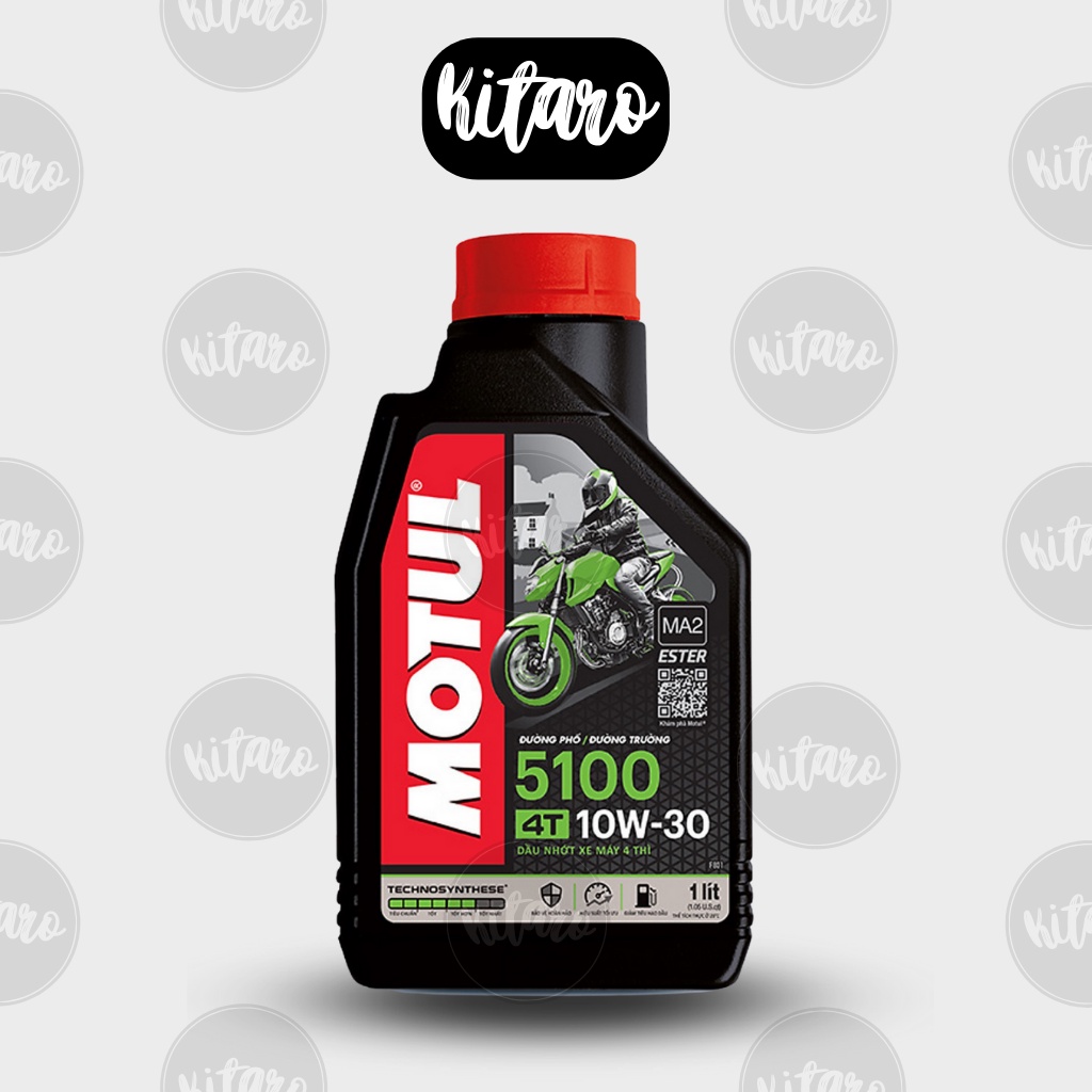 Nhớt Motul 5100 10w30 1L Công Nghệ Ester - Nhớt Xe Máy