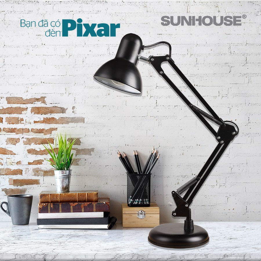 Đèn bàn SUNHOUSE SHE-13LED-A6, Thiết kế hiện đại, Bảo hành 12 tháng, Tặng 01 bóng đèn led chống cận