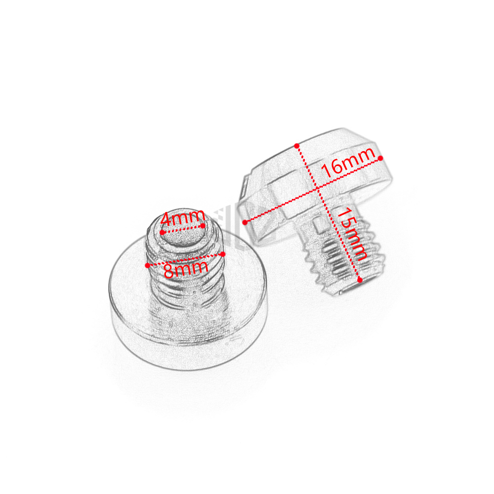 Cặp chốt chuyển đổi gắn gương chiếu hậu xe máy CNC 8mm cho VESPA GTS 250 300 SPRINT PRIMAVERA 150 GTV LXV LX 50 S 125