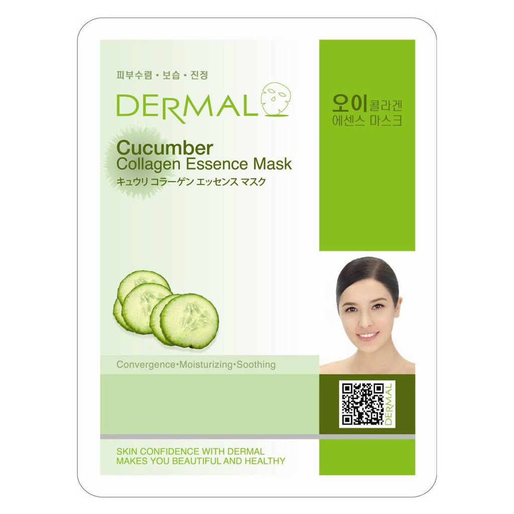 Mặt Nạ Dermal Collagen Essence Mask Dưỡng Da Bổ Sung Collagen Hàn Quốc 23g