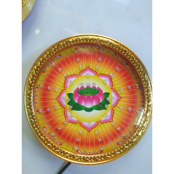 Đèn hào quang led chữ vạn/ hoa sen 15cm