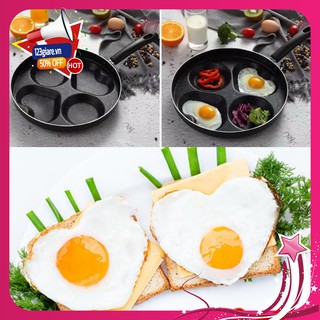 Chảo rán trứng ốp la 4 khuôn Kitchen Art chống dính 24cm