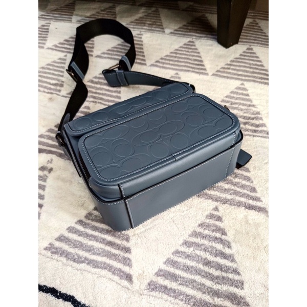 Túi Co ach nam auth tuồn da thật