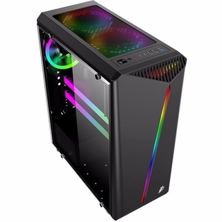 Vỏ Case chuyên game 1STPLAYER RAINBOW R3 - Kính Cường Lực - Led RGB