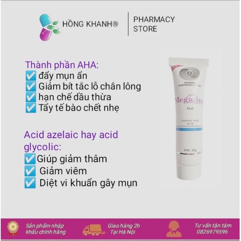 [ Chính hãng] Megaduo plus gel tuýp 10g