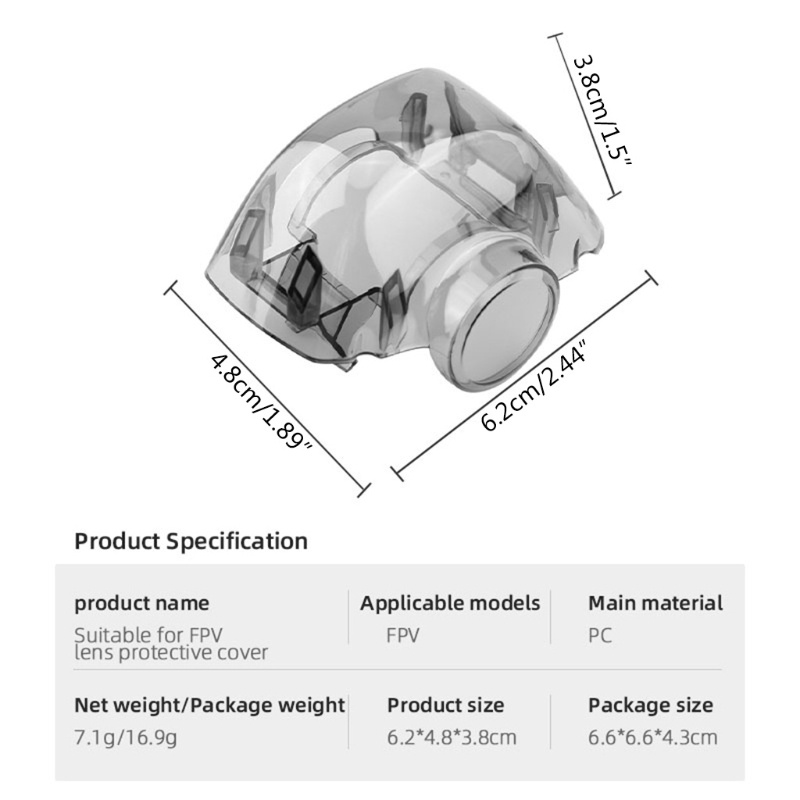 Bộ phụ kiện bảo vệ ống kính máy ảnh cho drone FPV | BigBuy360 - bigbuy360.vn