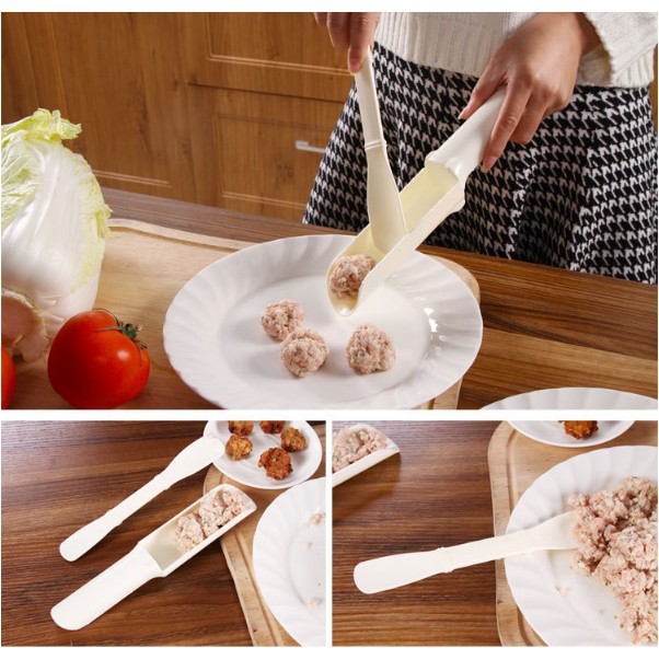 Muỗng làm thịt viên, cá viên - K044