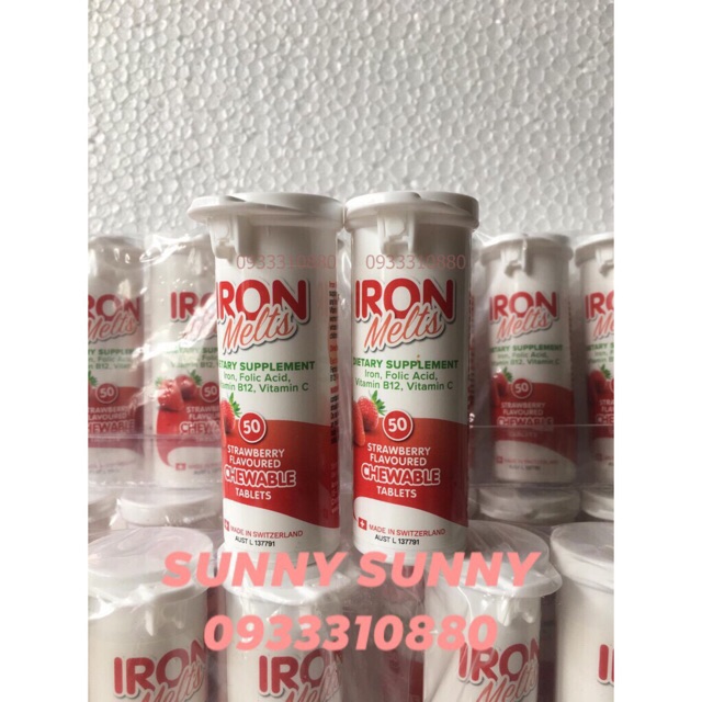 Viên sắt ngậm iron melts